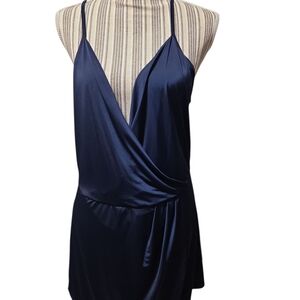Charlotte Russe Navy Blue Romper